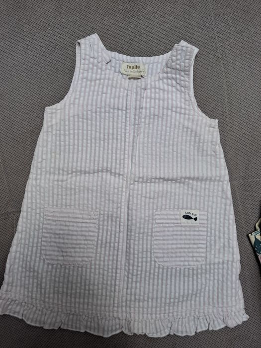 Sukienki, dwupak, r.80, 9-12m-cy