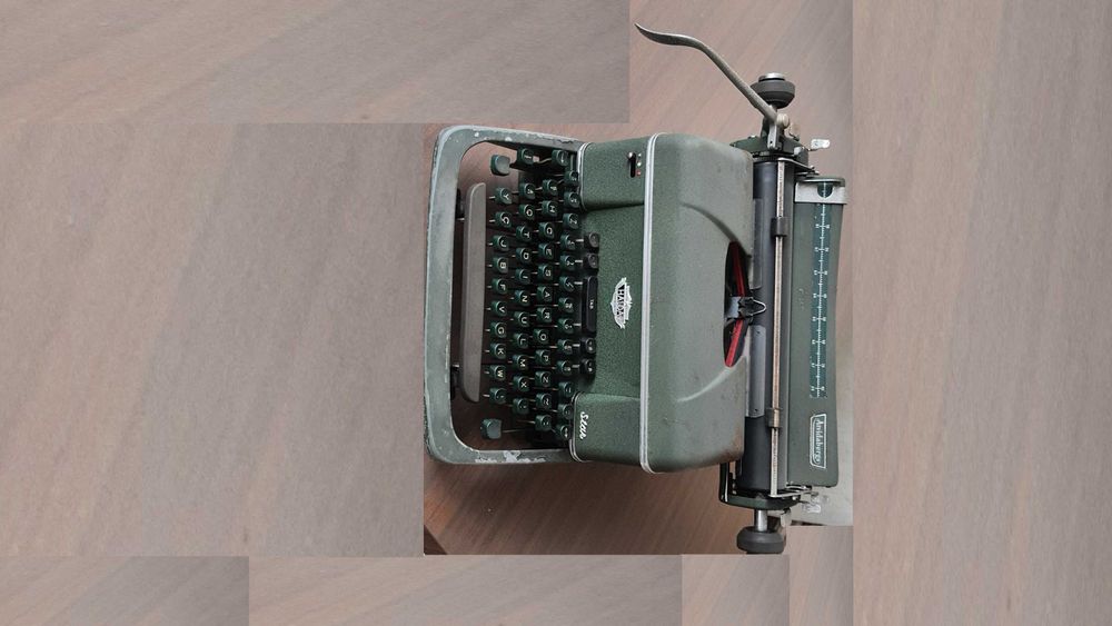 Maquinas de escrever antigas marcas Halda Olympia e Philips