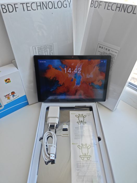 Планшет BDF 10.1" Android 13, 4GB RAM, 64GB, Wi-Fi+3G