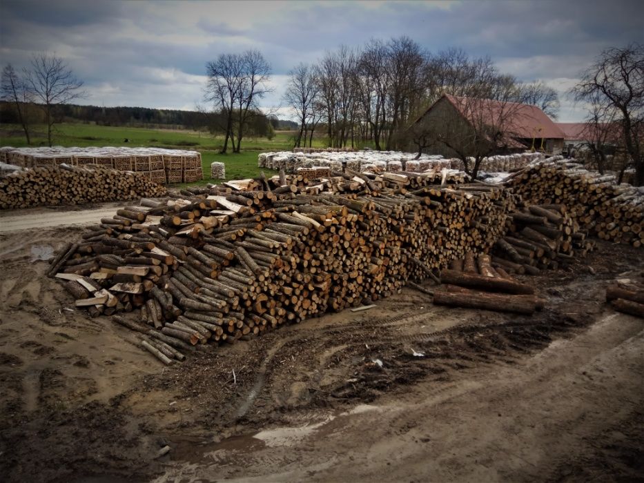 Drewno kominkowe opałowe DĄB GRAB BRZOZA OLCHA