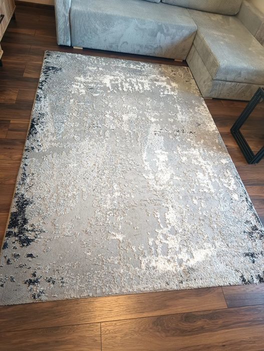 Dywan srebrna przecierka