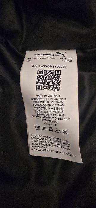 Ciepła  kurtka męska, parka Padded Hooded Parka 22 Puma