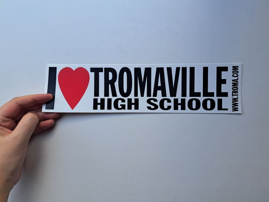 TROMA I Love Tromaville High School Class of Nuke 'Em High sticker