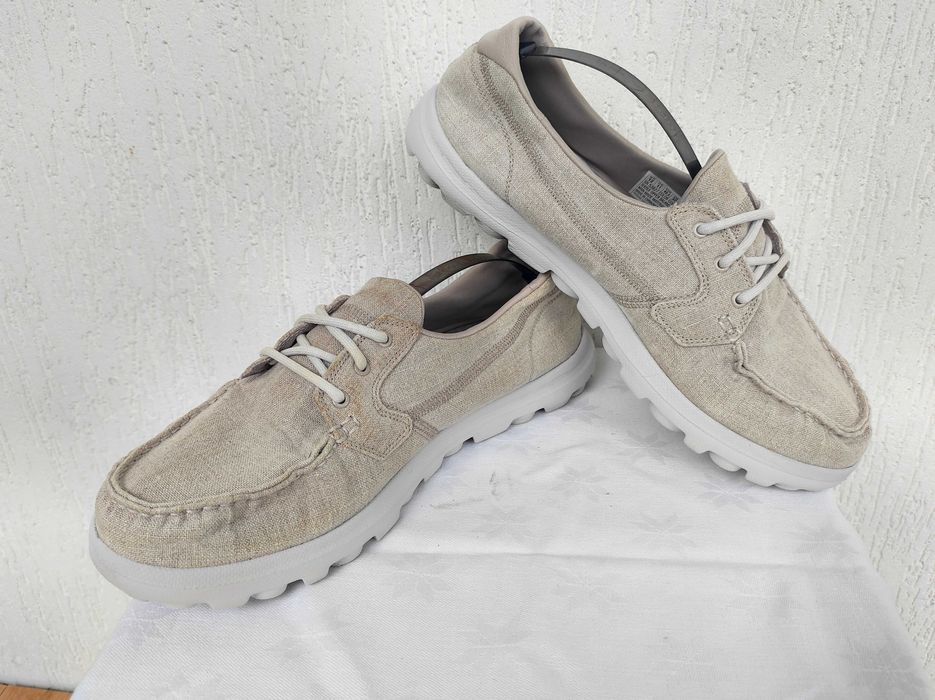 Суперлегкие, текстильние мокасини Skechers Goga max р.45