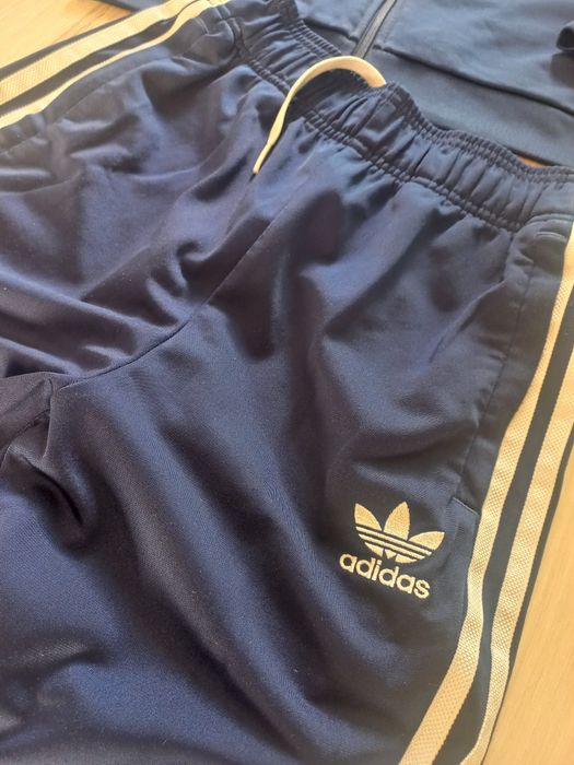 Granatowy dres adidas 3-stripes junior 158