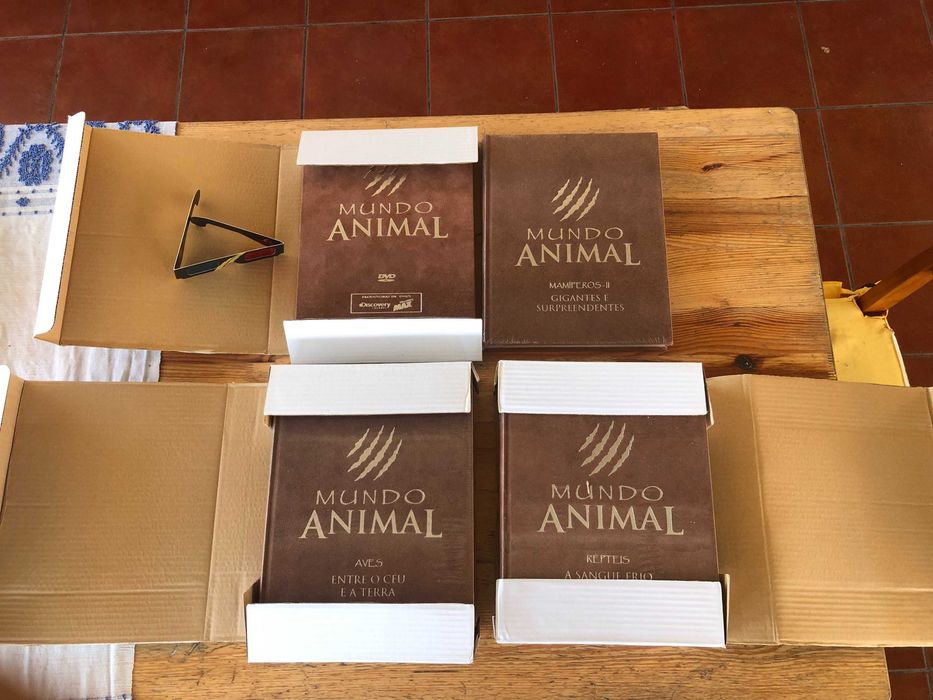 Coleção Livros Mundo Animal Novos