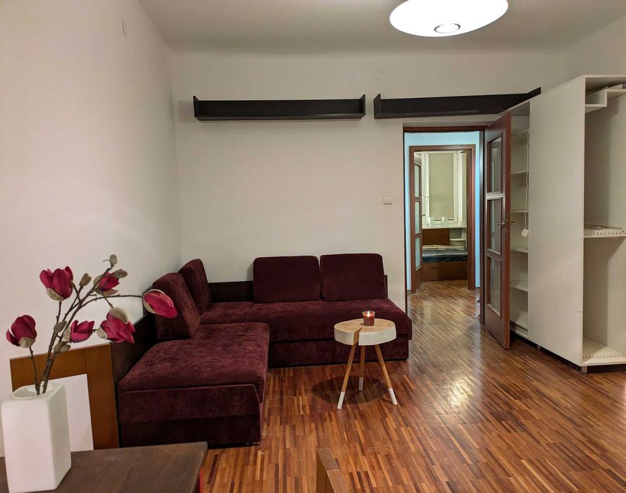 Ciepłe i słoneczne mieszkanie 2-pokojowe 48 m2 Saska Kępa | EN & pet-friendly