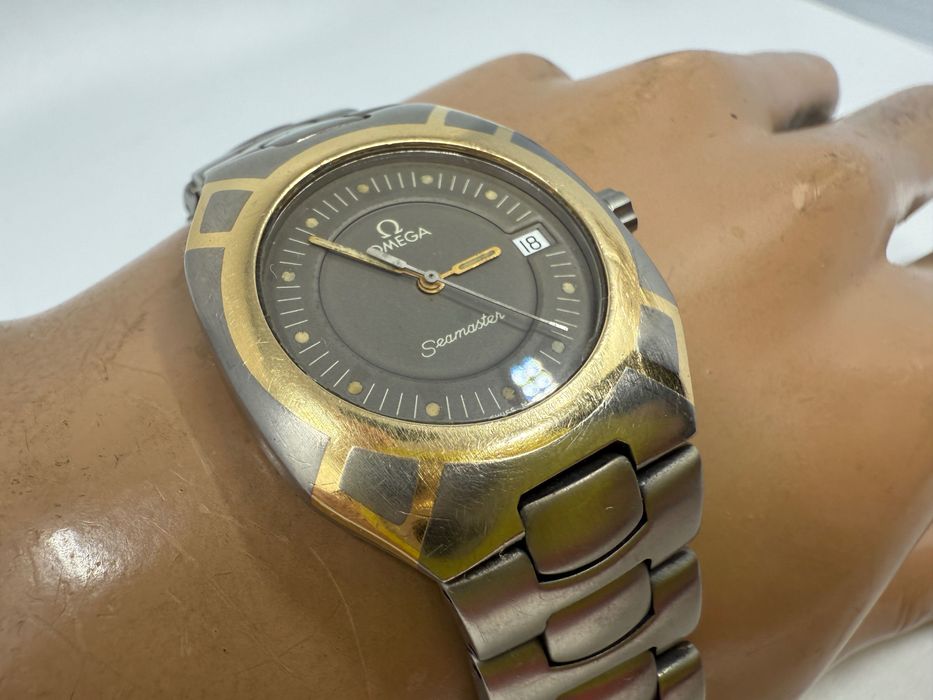 Omega Seamaster Tytan kwarc złoto.