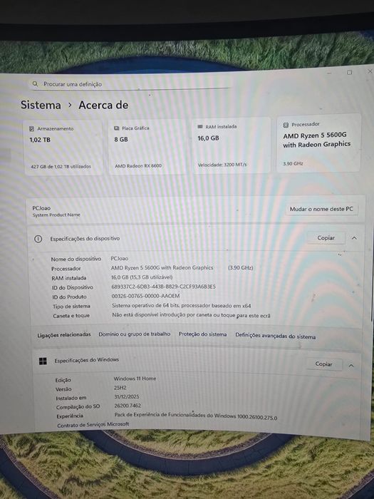 PC Gamer Preto em Otimo Estado