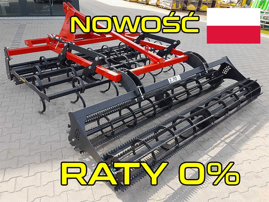 *PROMOCJA* Agregat uprawowy przedsiewny KULTYWATOR 2.1m do 5.6m RABAT
