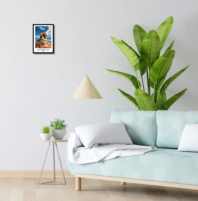 Plakat 20,5x28,4cm Wielki Sfinks z Gizy