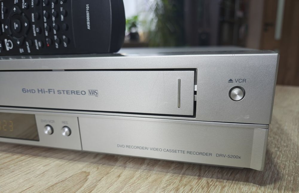 Targa DRV-5200x #Nagrywarka DVD VHS #6HD #HDMI #Hi-Fi Stereo #DivX #DV #Przegrywanie VHS na DVD