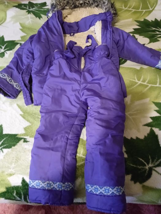 Детский теплый комбинезон