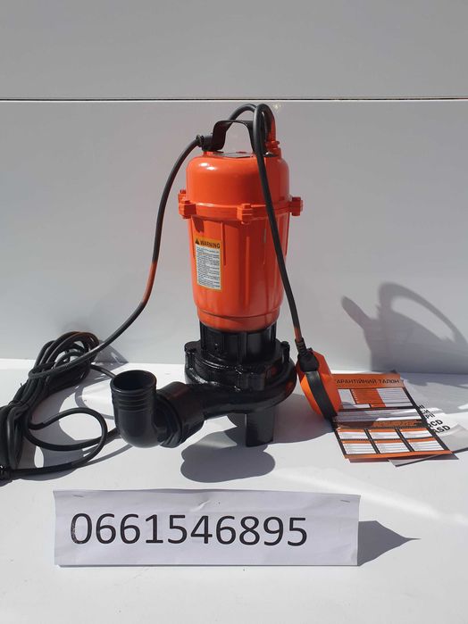 фекальний дренажний насос з ножем 2,6 kw ТІЛЬКИ ДОСТАВКА