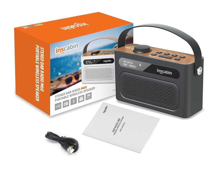 Radio cyfrowe DAB / DAB + FM / głośnik bezprzewodowy z Bluetooth