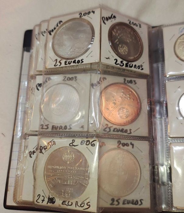 Moedas de Euro Prata