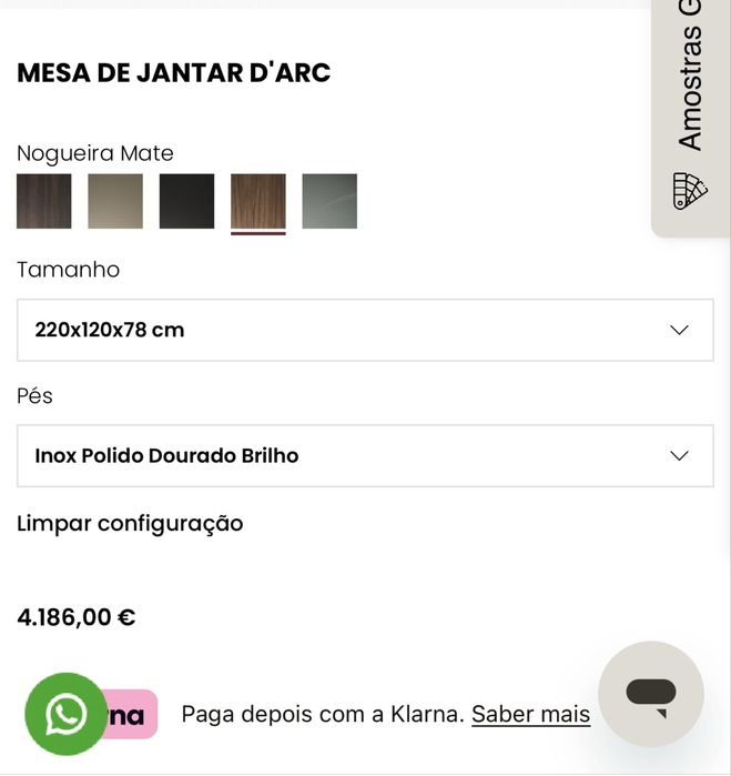 Mesa de Jantar D'Arc Laskasas