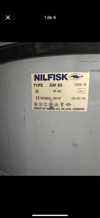 Aspirador industrial semi/novo