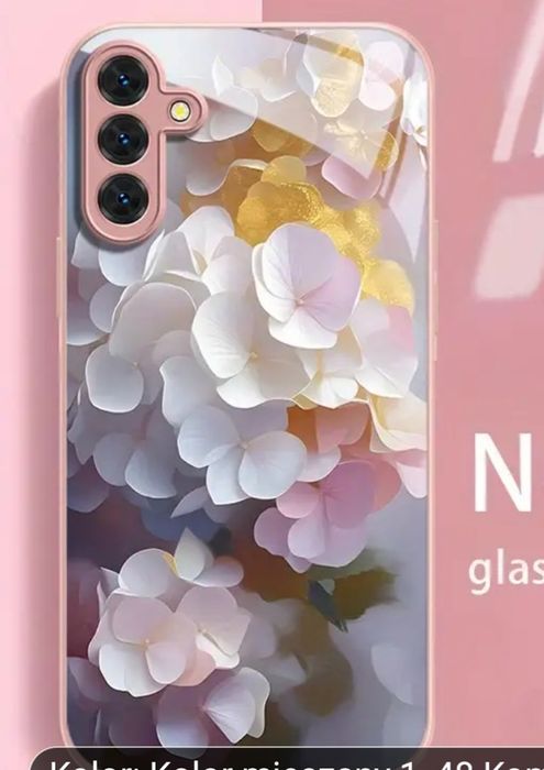 Etui glass szķło różowe Samsung A23