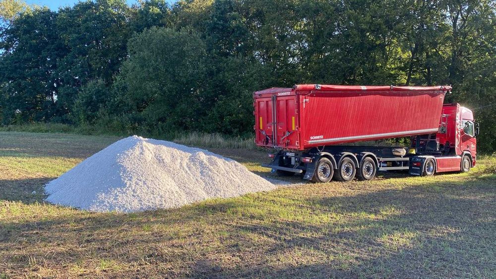 Wapno nawozowe z transportem, kreda.
