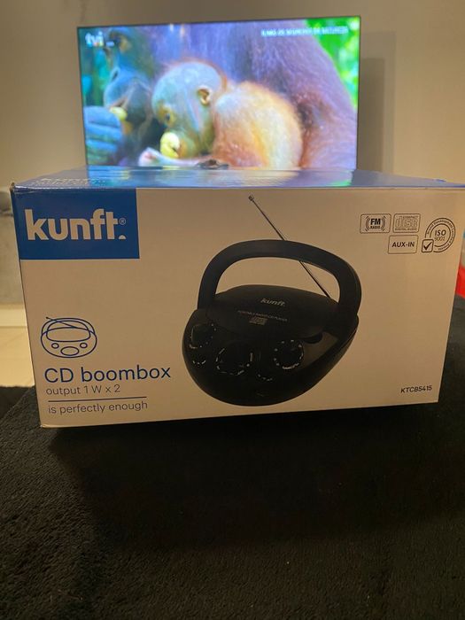 Rádio  leitor de CD kunft cono novo