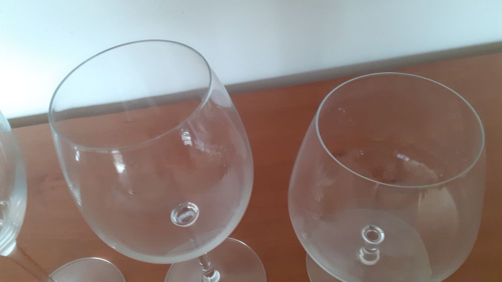 Copos vinho tinto/branco e brandy