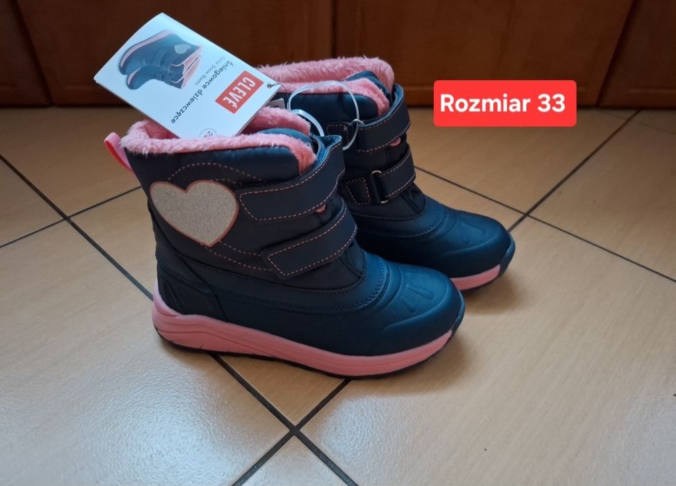 Nowe śniegowce Cleve Rozmiar 33