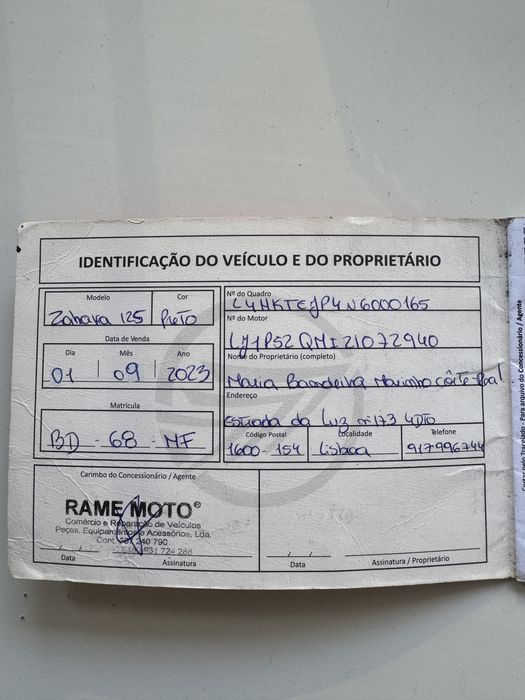 Keeway Zahara 125 | 2023 | Revisões em dia | 12.000 km