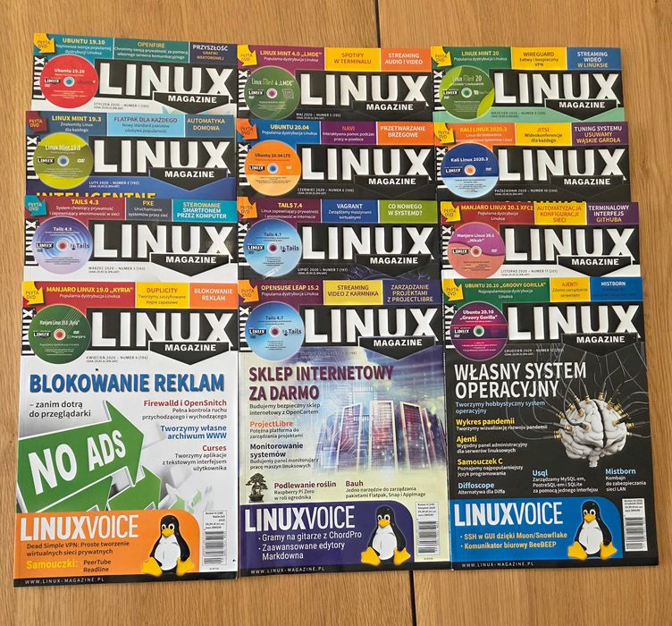 Linux Magazine cały rocznik 2020