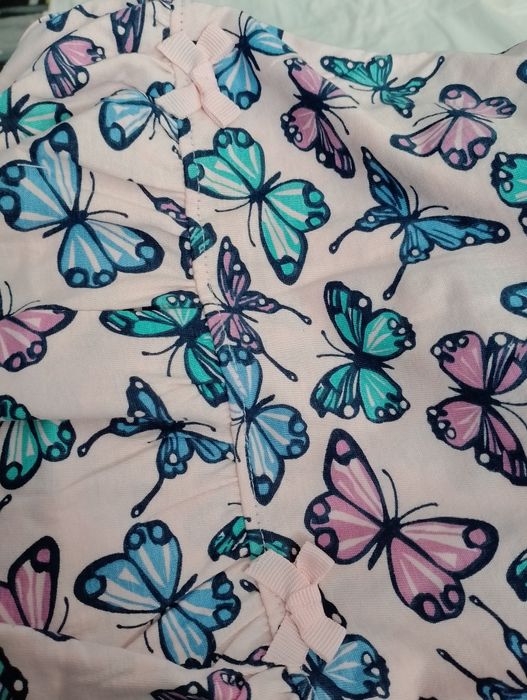 Rampers i opaska w motylki