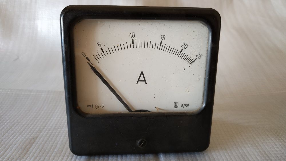 Voltímetro e Amperímetro - Vintage