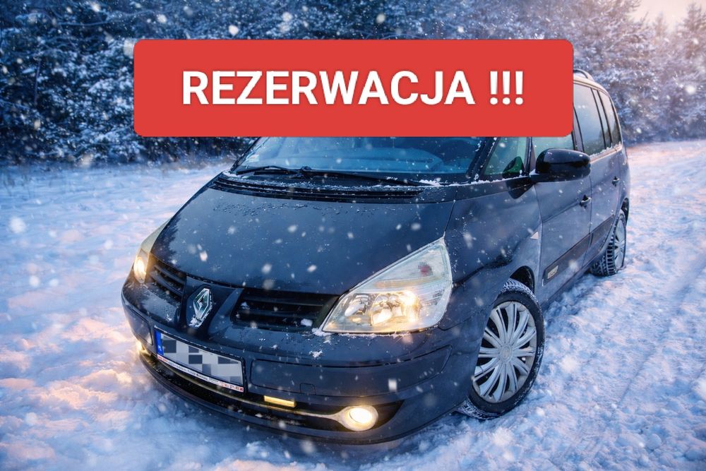 Renault Espace IV FL 2.0 dCi 131KM - 7 osobowy Climatronic REZERWACJA