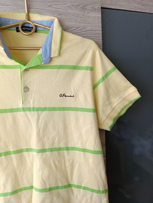 T-shirt męski m żółty