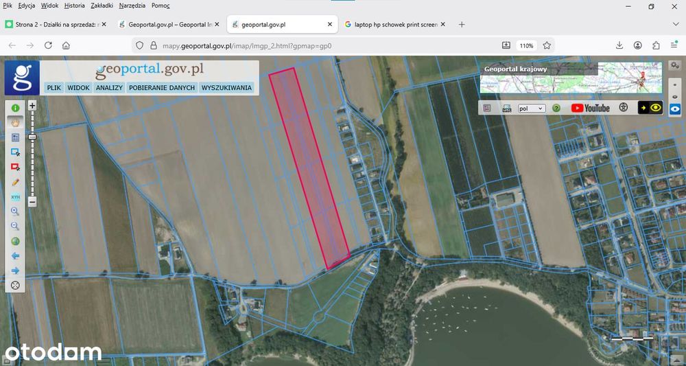 Atrakcyjne działki nad Jeziorem Nyskim w miejscowości Głębinów