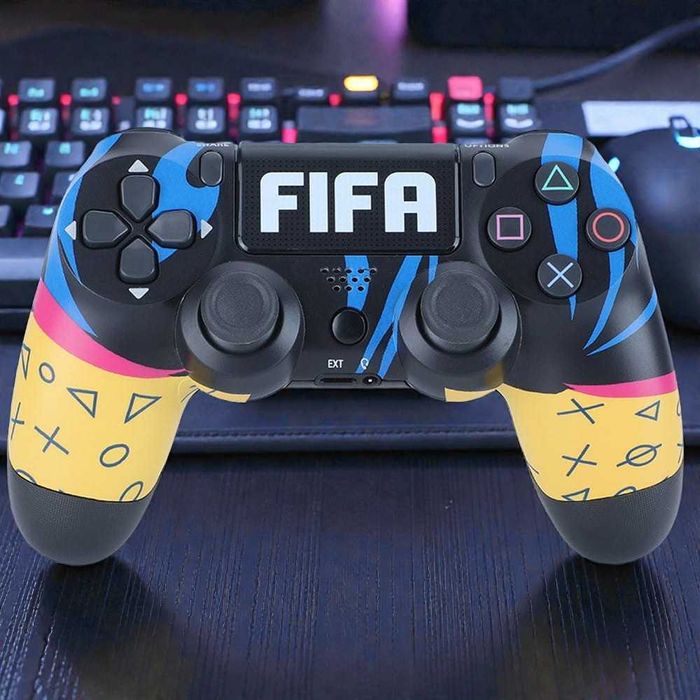 Геймпад контроллер FIFA PS4 ПК, Bluetooth, подвійна вібрація, USB