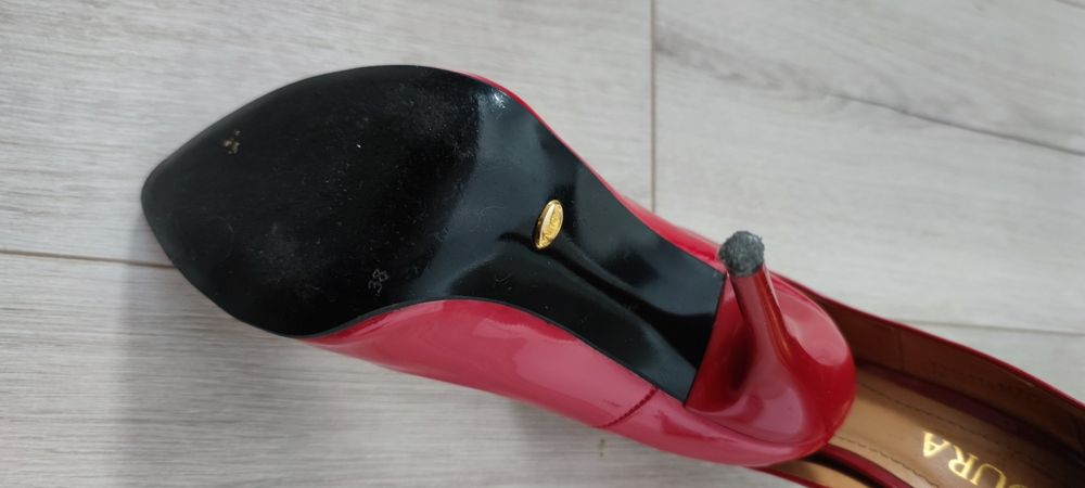 Buty Szpilki Badura 38 Czerwone