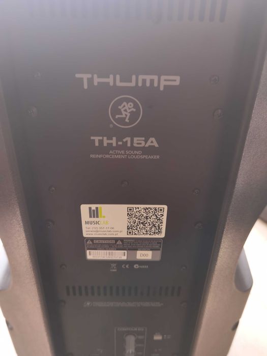 Zestaw aktywny Mackie thump TH-15a, subwoofer,  mixer Mackie Onyx 1220