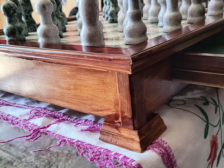 Szachy marmur ręczna robota