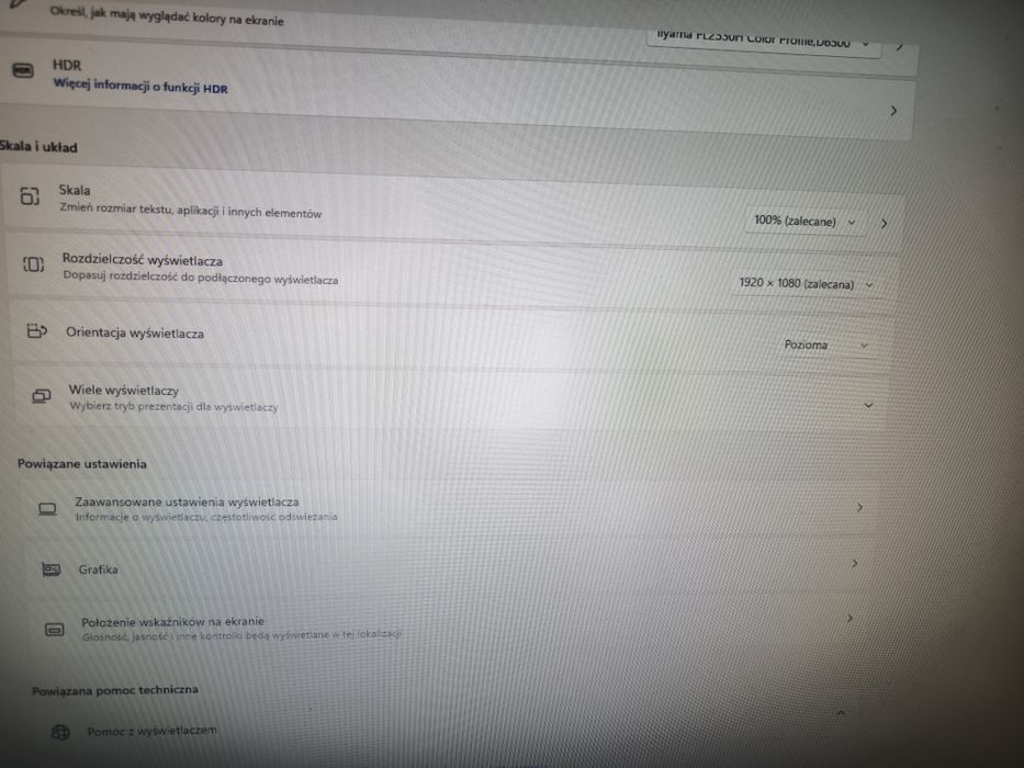 Sprzedam monitor fullhd  24,5`