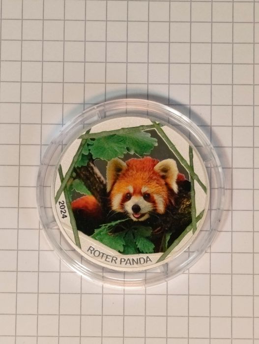 Монета 1 унция серебра 999