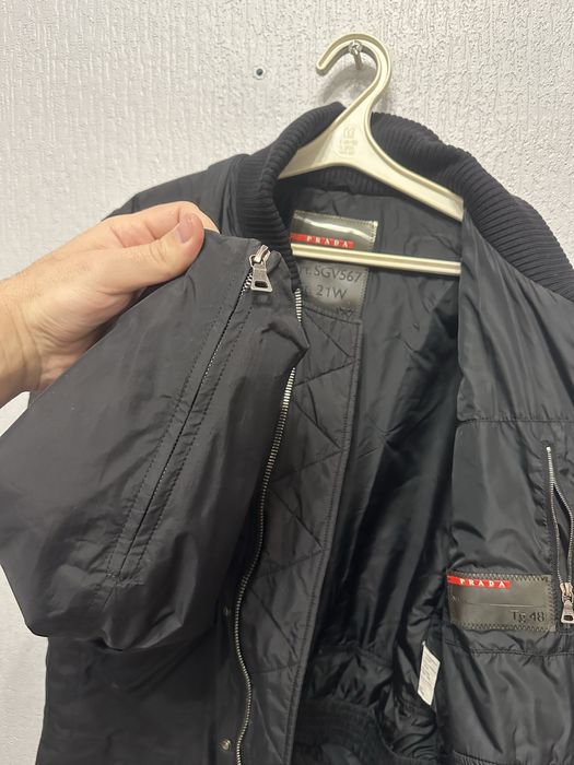 Prada boomber jacket gore tex