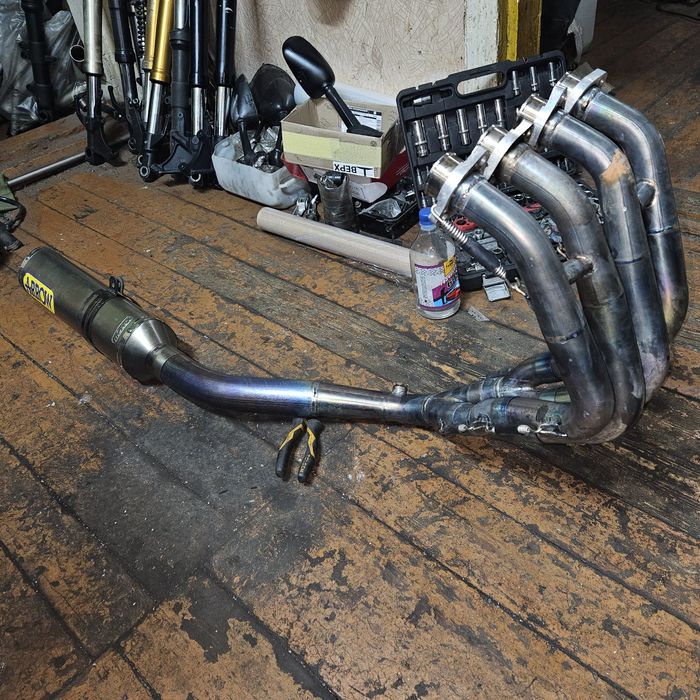 Ямаха р6.Yamaha r6 99-02 Полный выхлоп