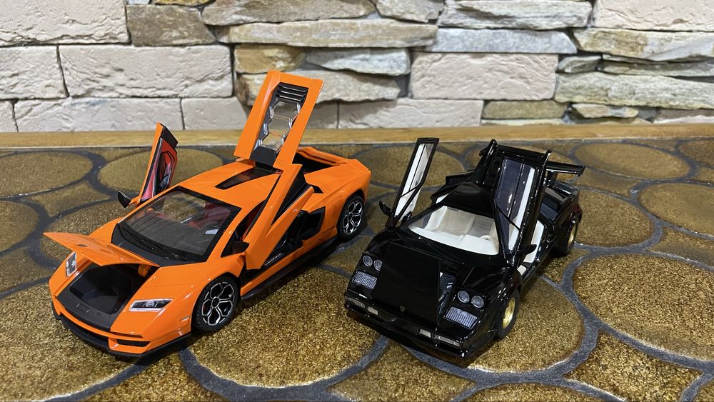 Нова модель Lamborghini Countach 1:24 металева колекційна модель авто