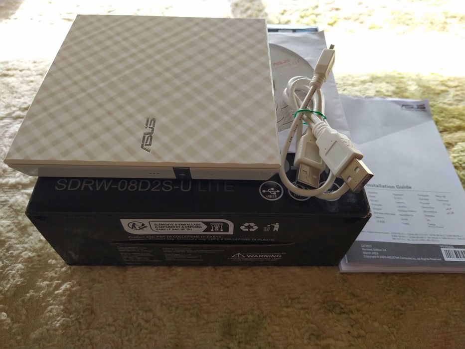 Leitor Gravador DVD externo ASUS novo com garantia