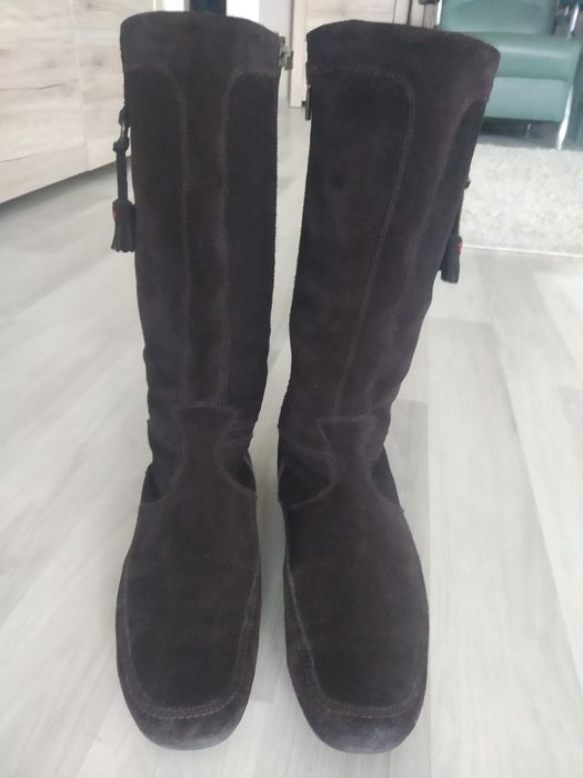 Kozaki damskie Tommy Hilfiger, skóra!