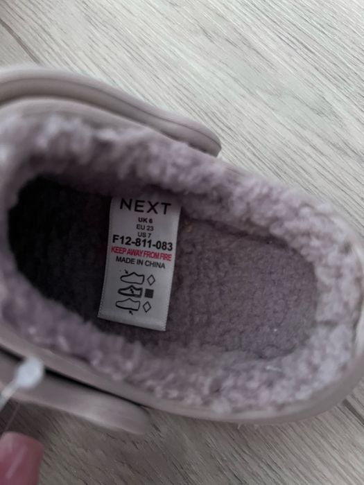 Чобітки утеплені крокси дитячі next