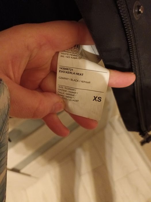 Kurtka diverse evo podgrzewane plecy 3 stopnie XS