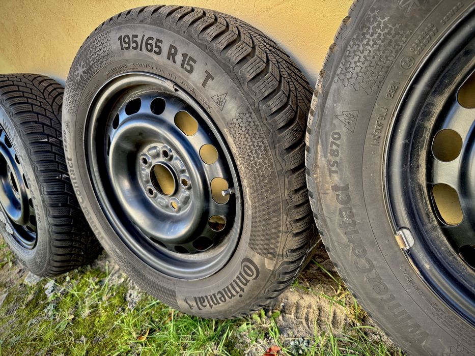 Opony koła zimowe Continental WinterContact TS870 195/65 R15 + 5x114,3
