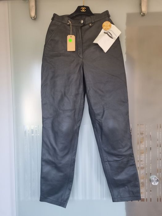 Spodnie motocyklowe damskie, skórzane, BMW, r. 38