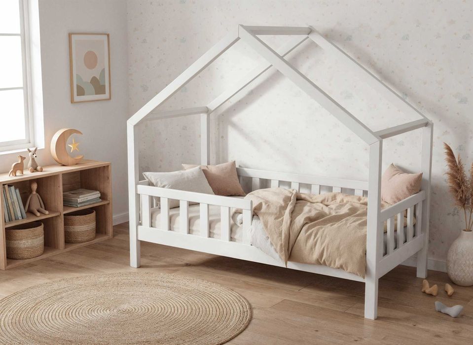 Łóżko dziecięce z drewna – wysyłka cała polska | LULLU PL